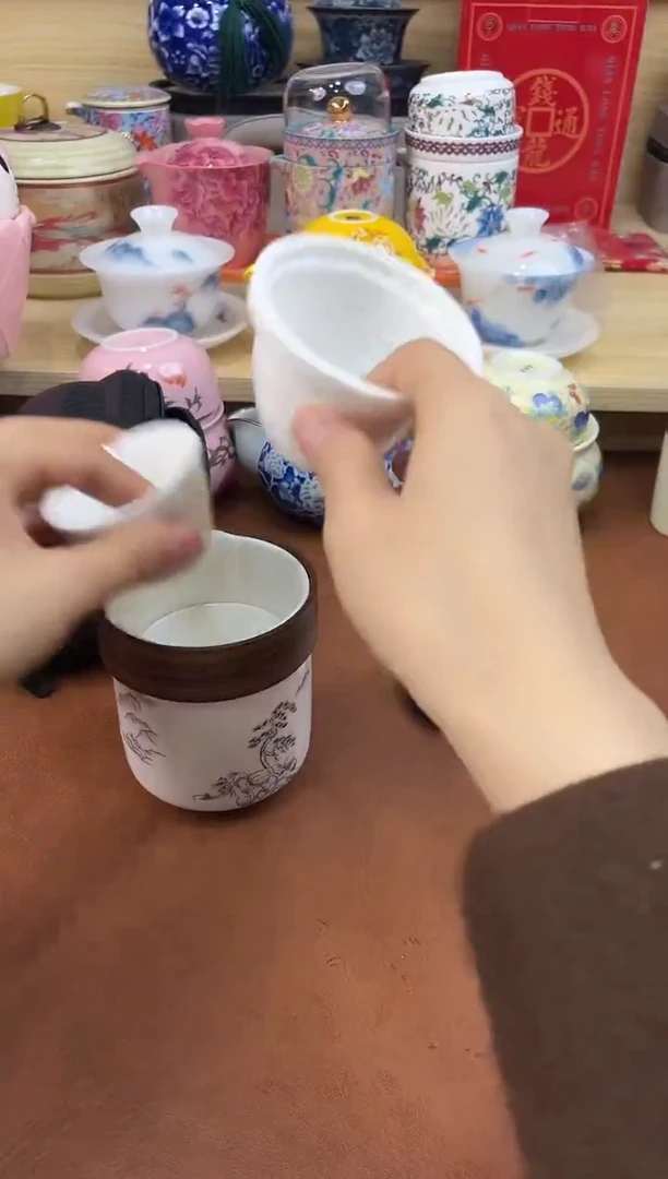 陶陶瓷茶具摆件旅行套组