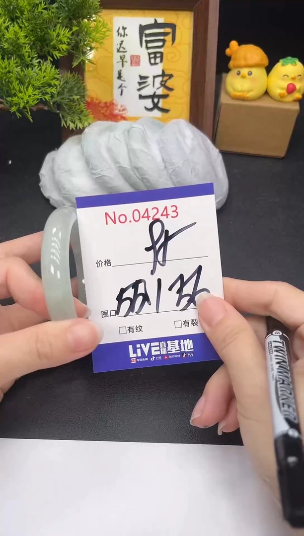 未镶嵌手镯翡翠4243