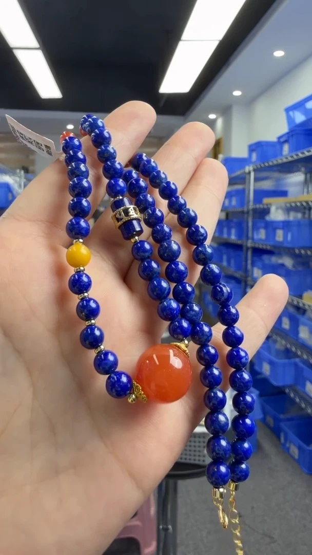 青金石未镶嵌颈饰119秒拍号 假一罚三