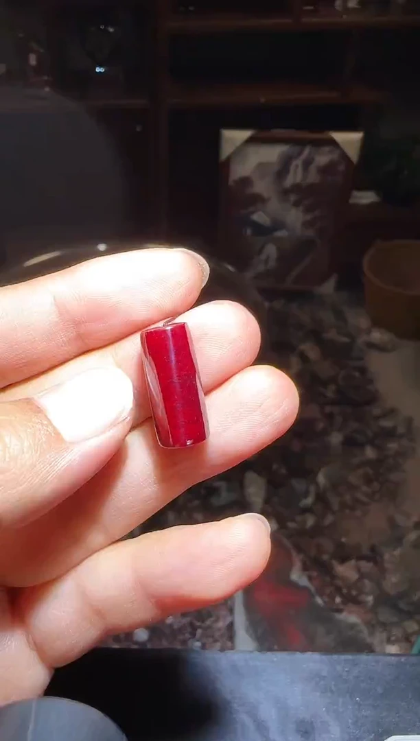 天然辰砂朱砂桶珠13