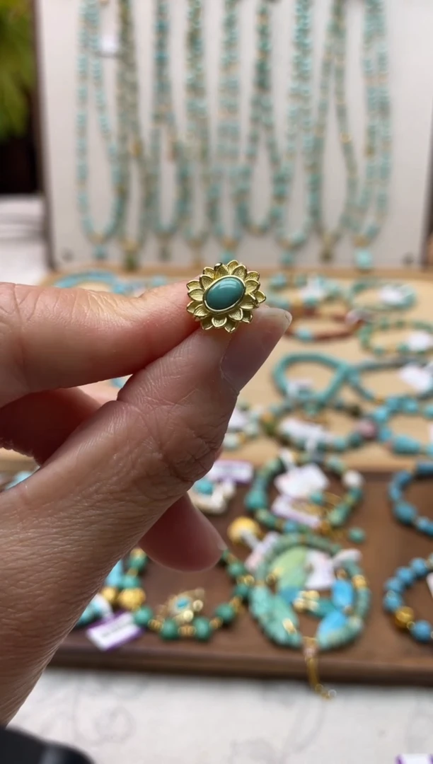 【闪购商品】绿松石珠宝奇石合金34