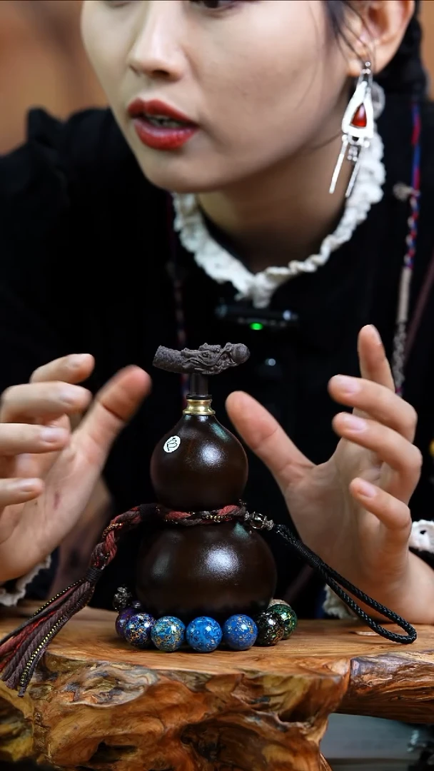 【闪购商品】122—光岳葫天然大漆酒葫芦不含漆珠