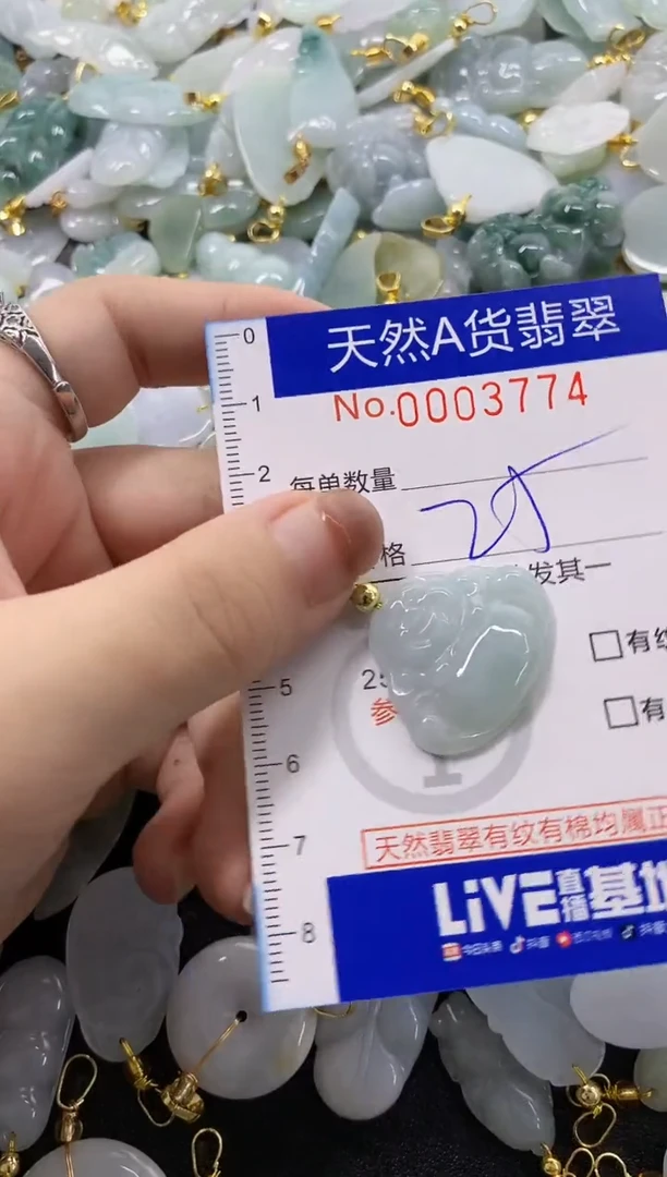 颈饰未镶嵌翡翠天然A货翡翠