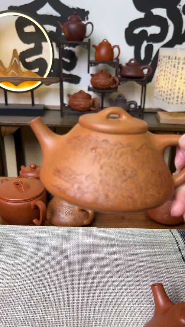 【闪购商品】段泥茶壶原矿子冶石瓢黄降坡杨志琴250cc微瑕