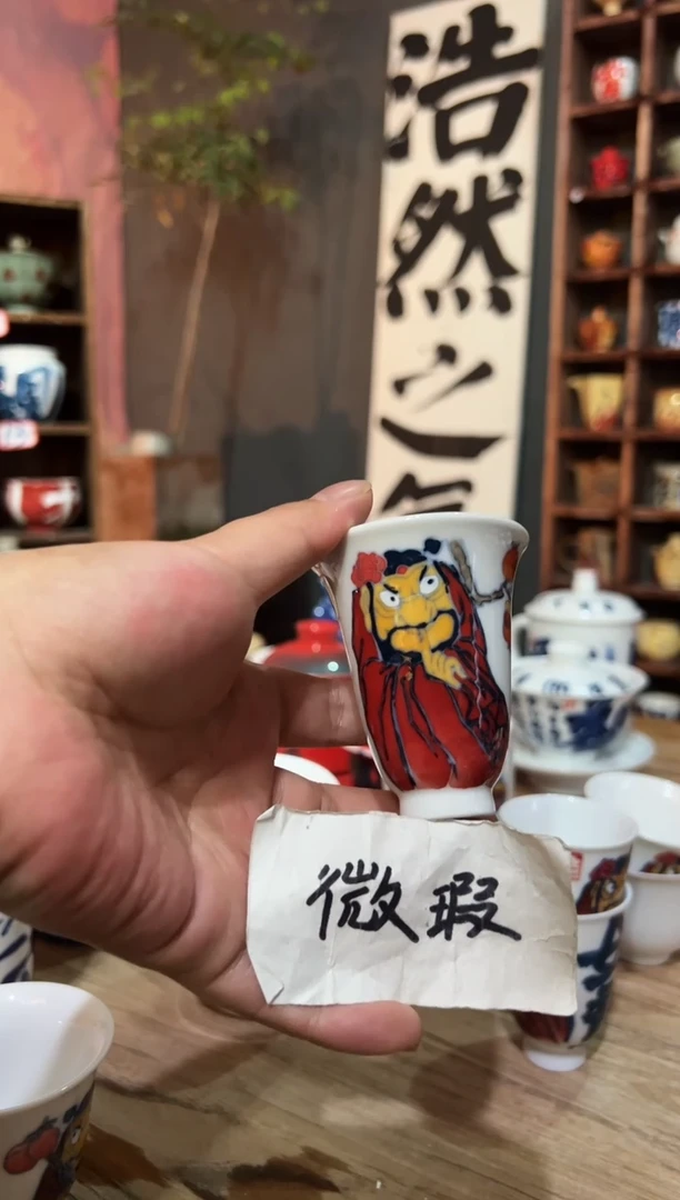 观云听雨原创手绘茶具