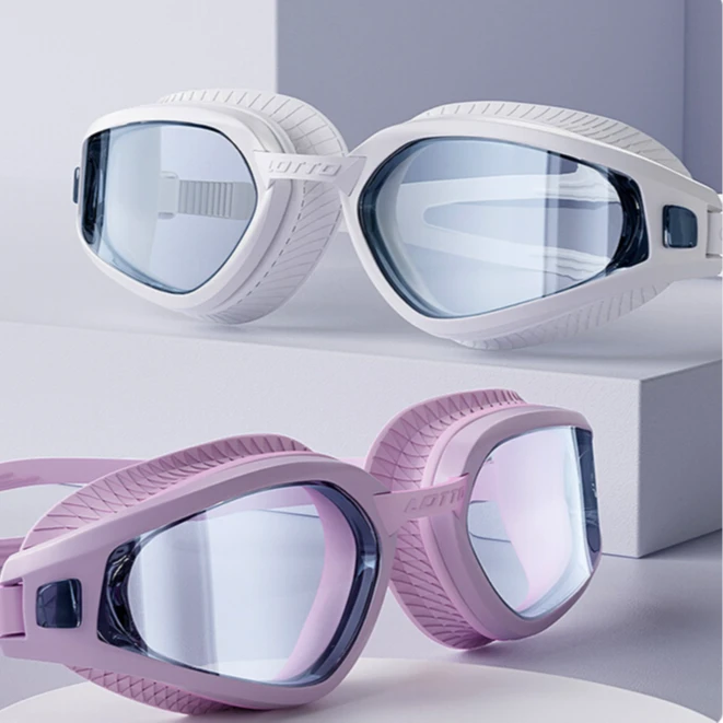 老李家高清防雾防水近视游泳眼镜男女通用专业级竞速装备