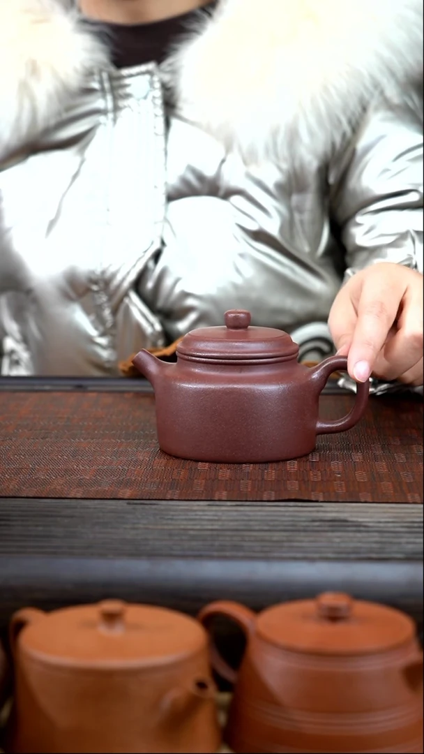 【闪购商品】紫砂茶壶底槽青手磨粗纱德钟微瑕不退不换