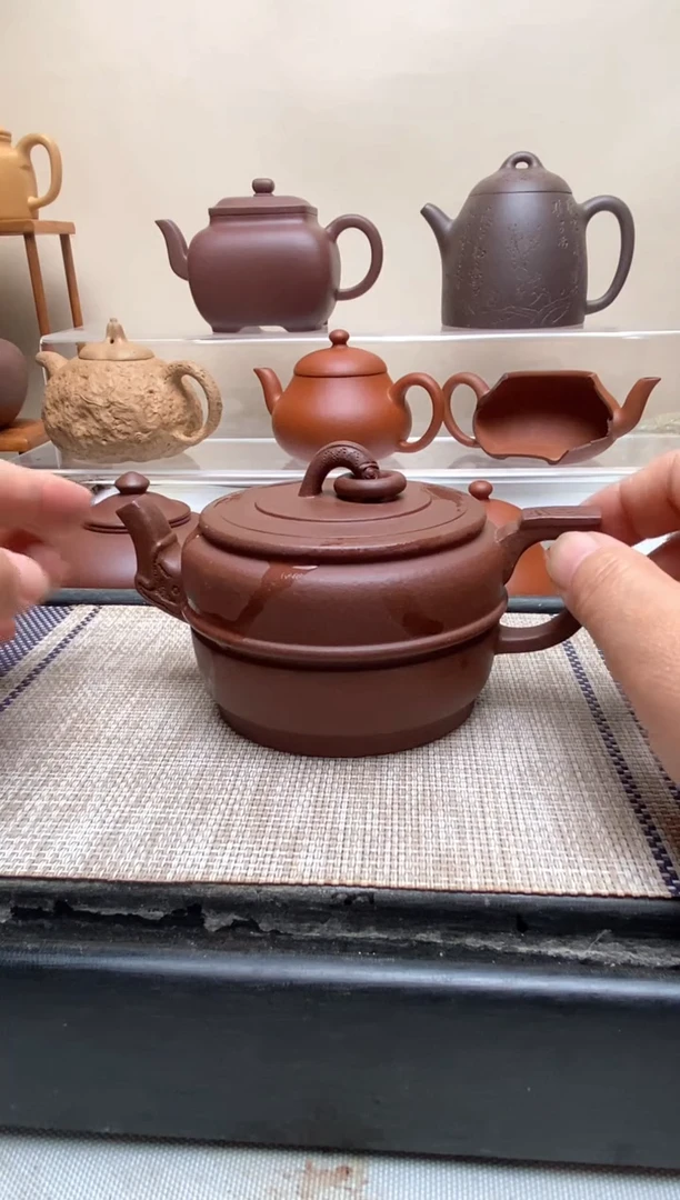 茶壶紫砂200毫升无添加石黄朱泥