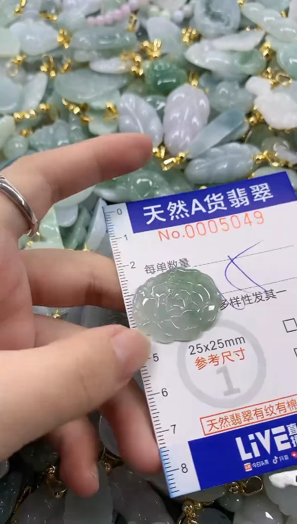 颈饰未镶嵌翡翠天然A货翡翠