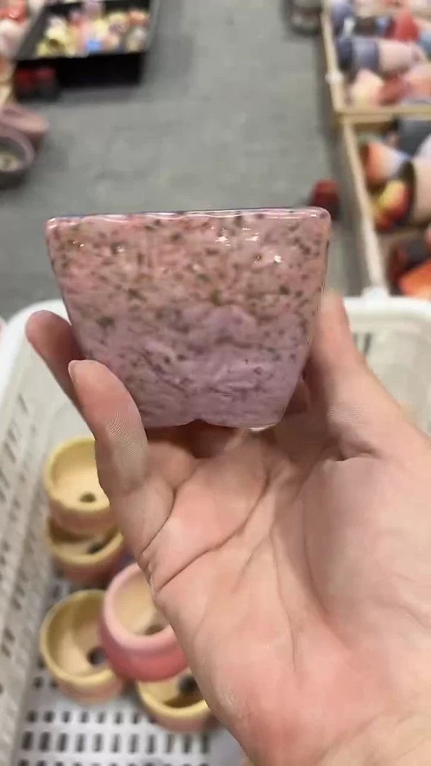 麦饭石粗陶多肉花盆