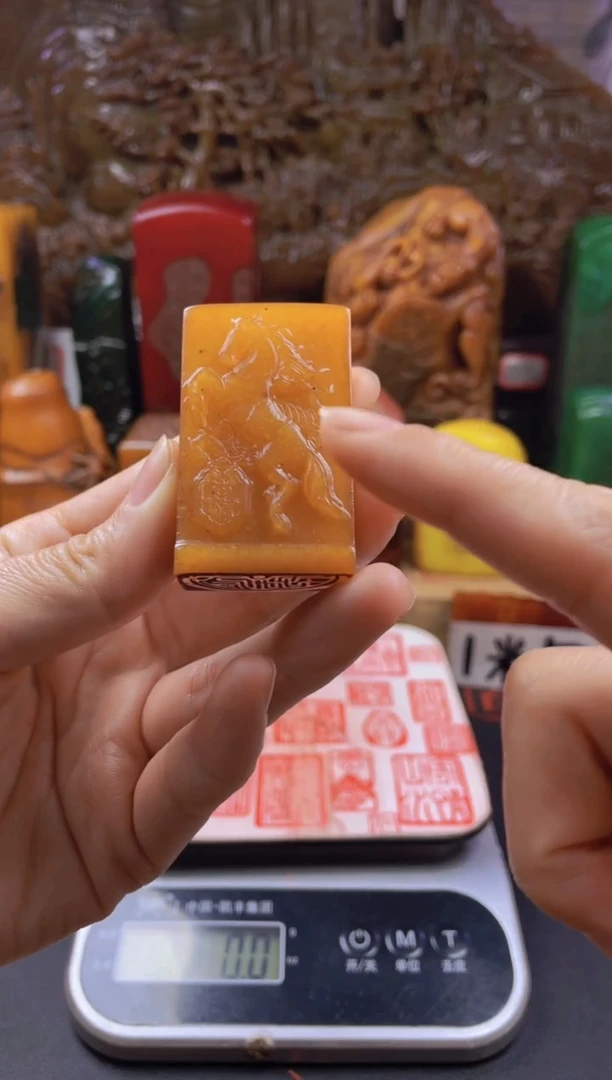 【闪购商品】寿山石印石田黄马牌