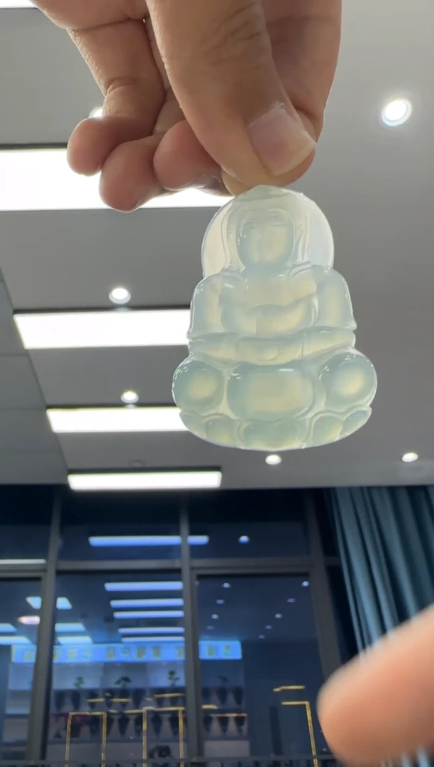 颈饰未镶嵌翡翠樾**d天然翡翠A货孤品一件
