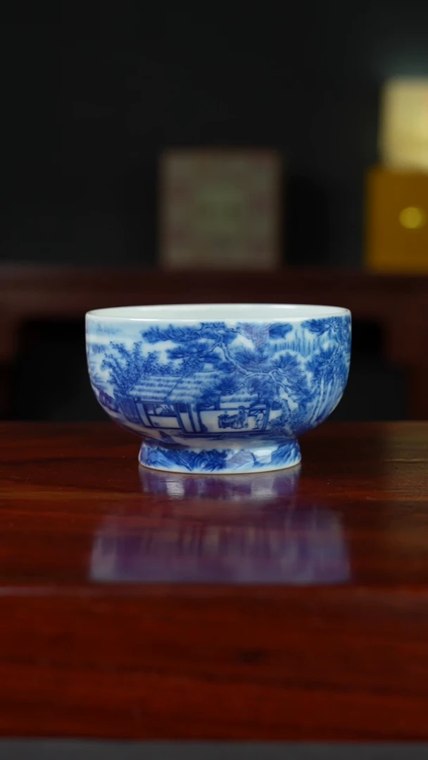 祖传窑真柴窑传承400年跟耕栽图主人杯