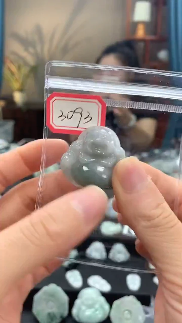 颈饰未镶嵌翡翠佛公3093