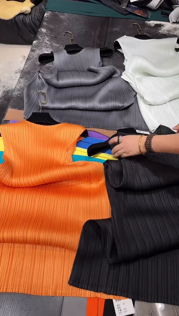 a****a3093无袖连衣裙橘色