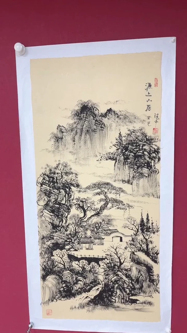 国画黄德中老师三尺