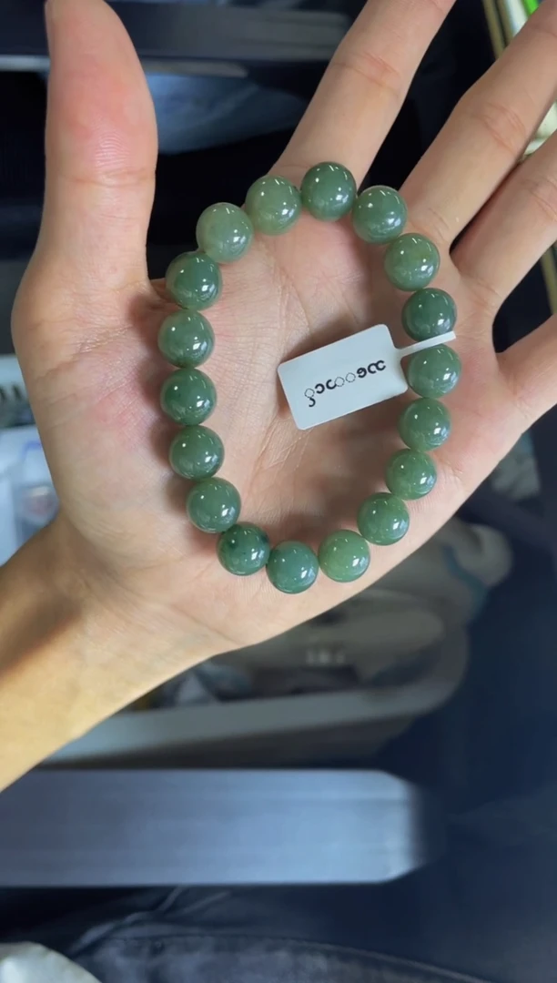 未镶嵌定制翡翠珠串 卡11+