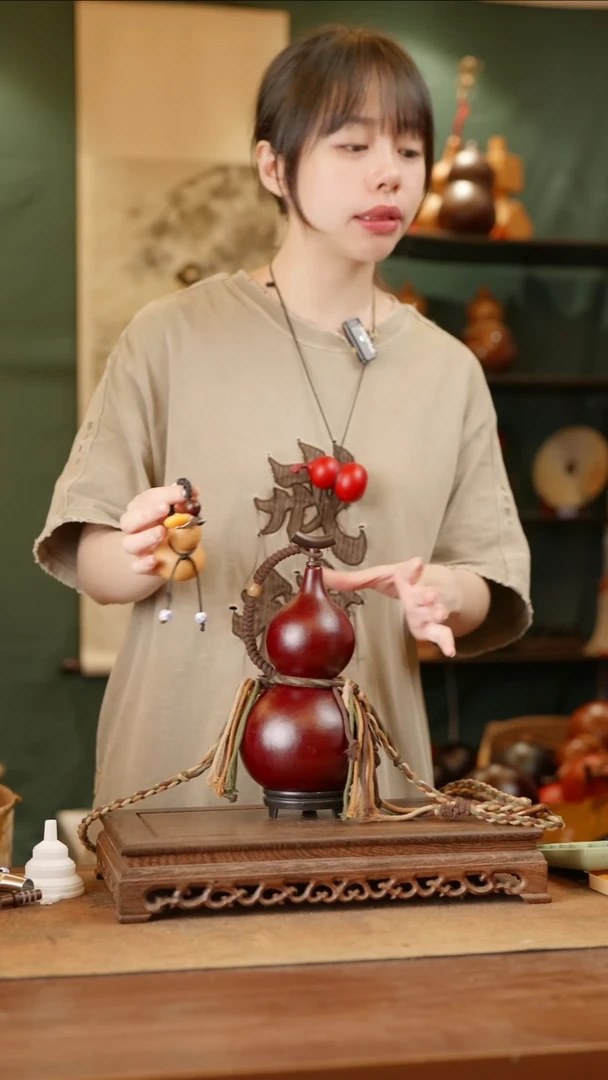 143号精品天然大漆酒葫芦一物一拍~/