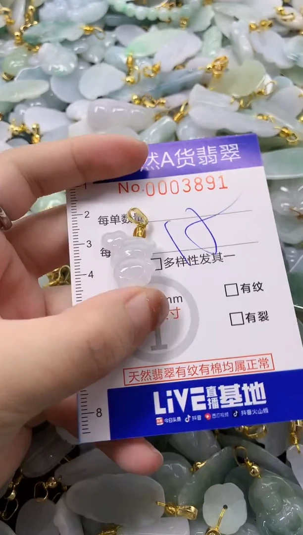 颈饰未镶嵌翡翠天然A货翡翠