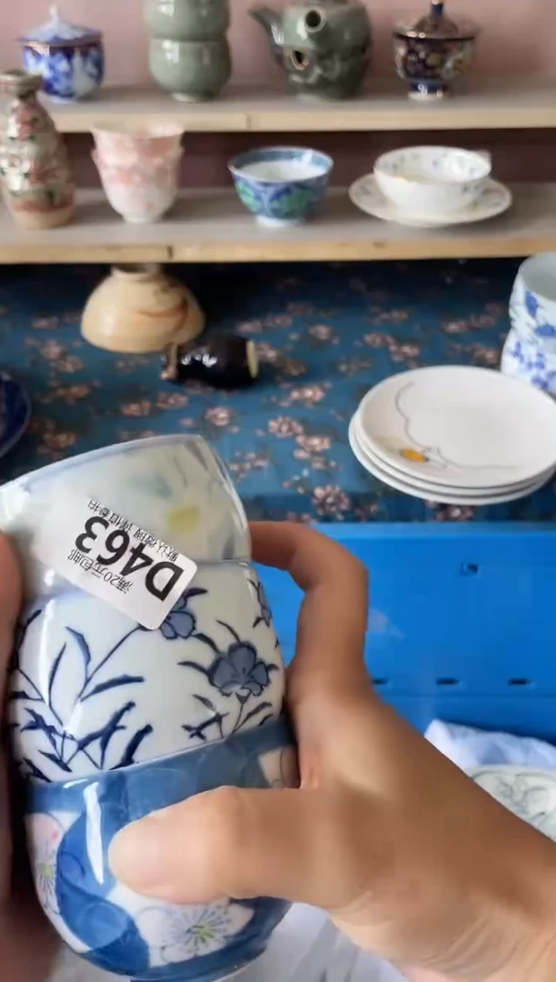 瓷片橙***吃瓷器瓷器D463