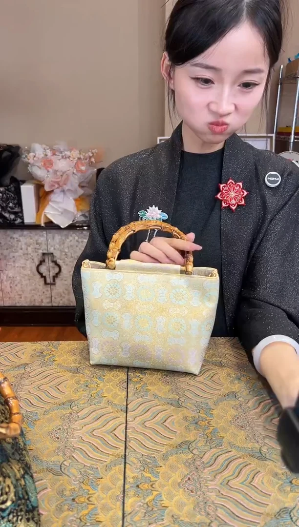 刺绣宋锦包包名家宋锦