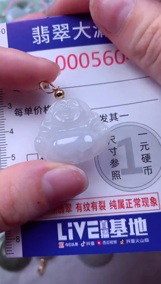 吊坠(不含链)未镶嵌翡翠5604