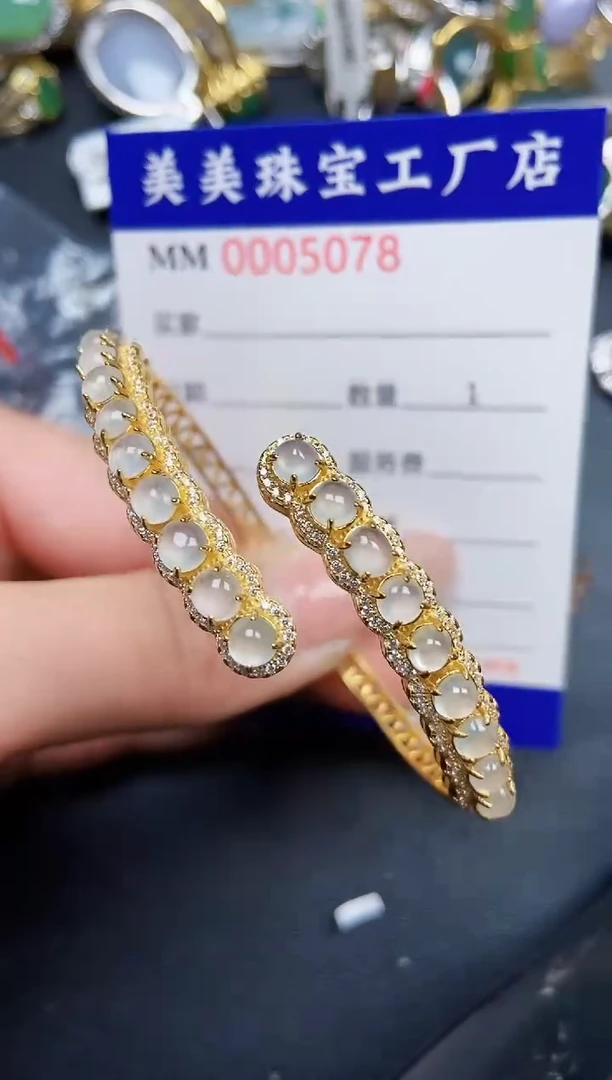 【闪购商品】翡翠颈饰银S925镶嵌5078