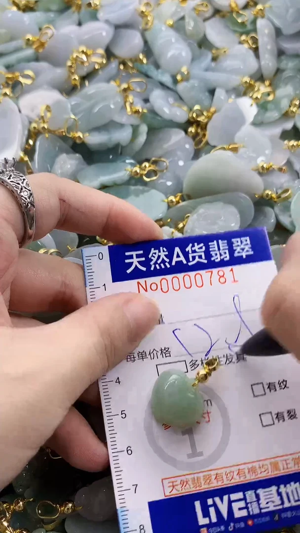 颈饰未镶嵌翡翠天然A货翡翠