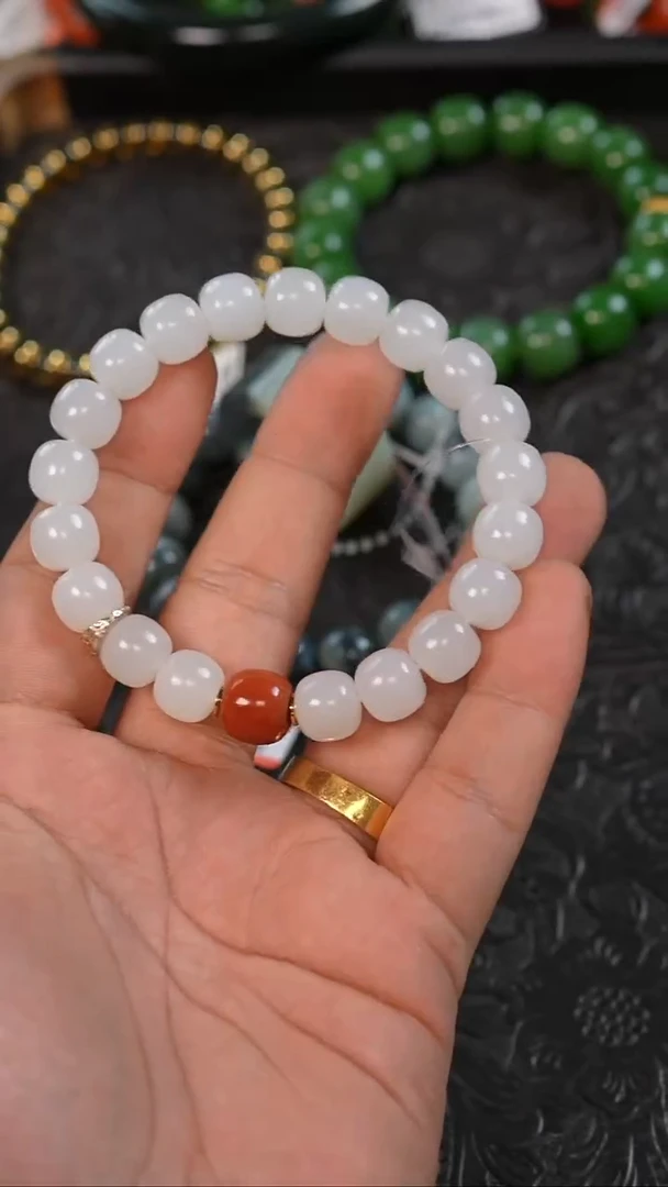 未镶嵌手链和田玉多样性发一件THTY6440