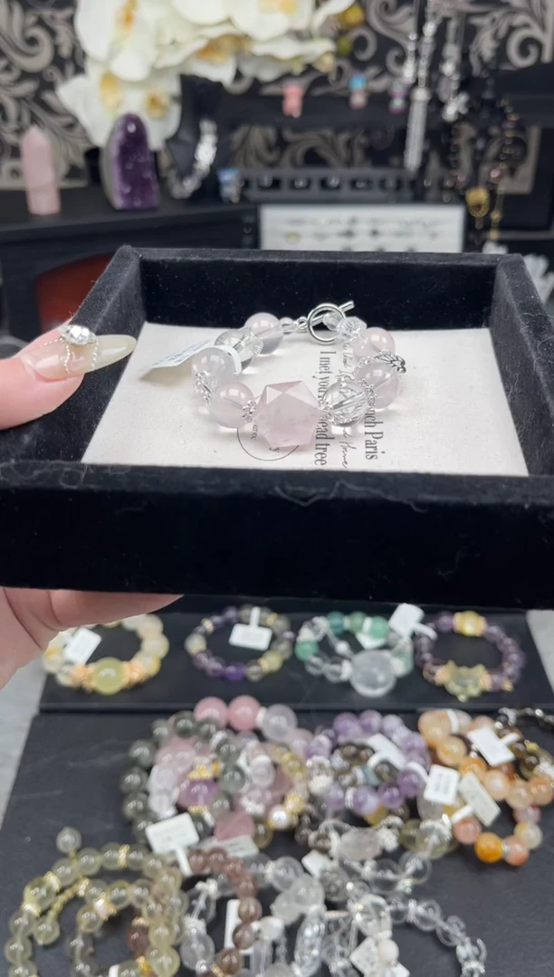 【闪购商品】水晶手链未镶嵌天然水晶 多样性发货