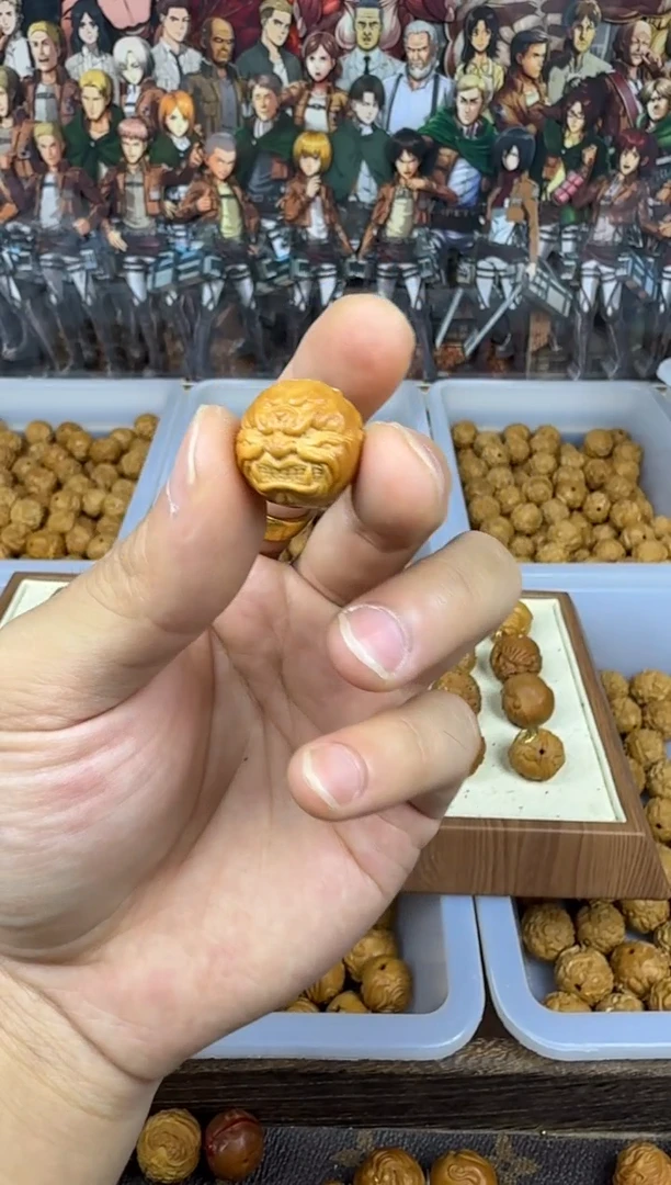 猴头核桃吊坠六目  龙僧  素