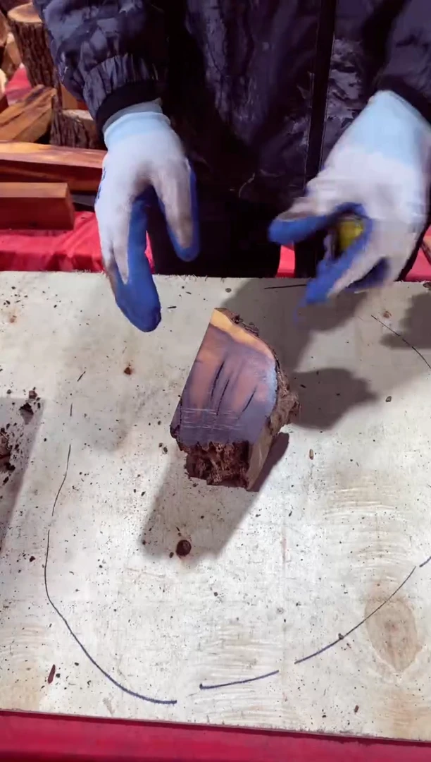 枣木【47】号原木段，尺寸随型