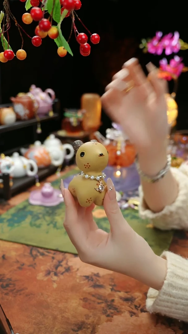 【闪购商品】一鹿有你紫砂茶宠摆件