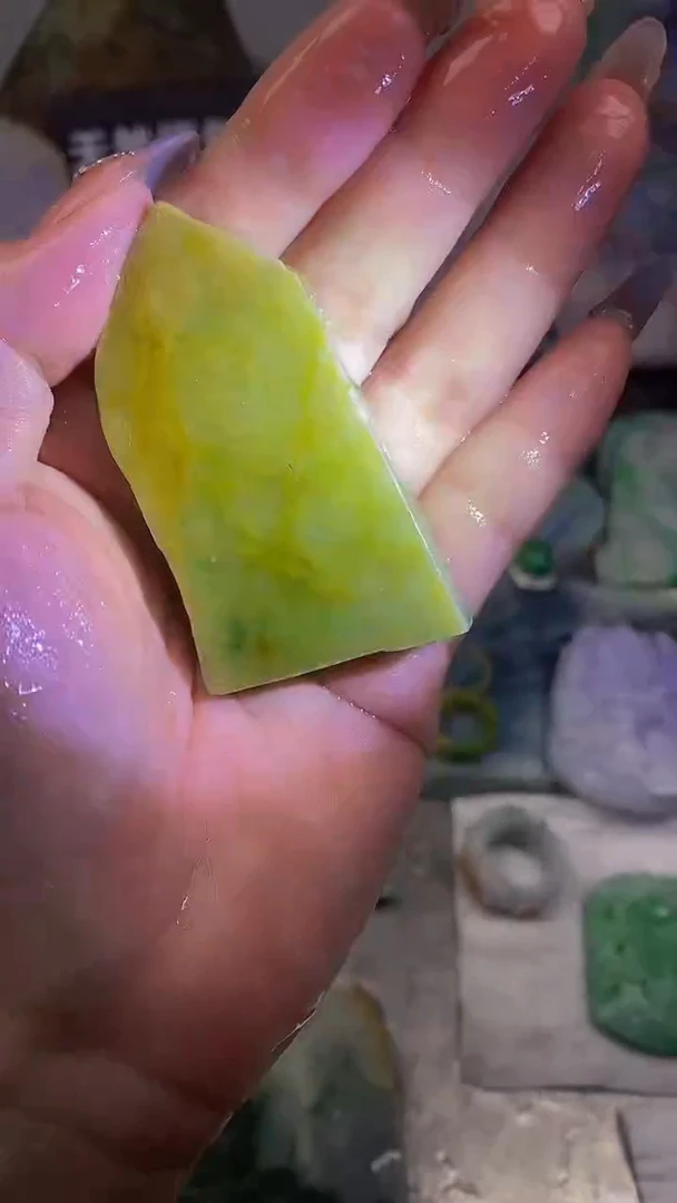 翡翠散珠未镶嵌天然缅甸翡翠A货935
