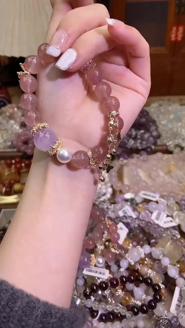 【闪购商品】石英质玉手饰未镶嵌6083手串