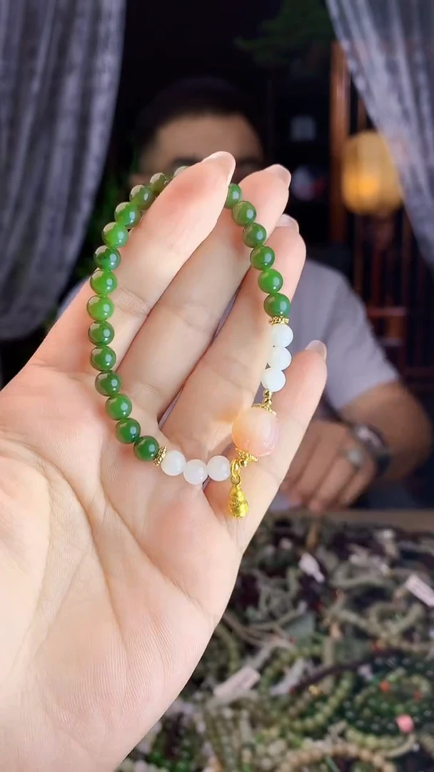 和田玉未镶嵌颈饰拍一发一