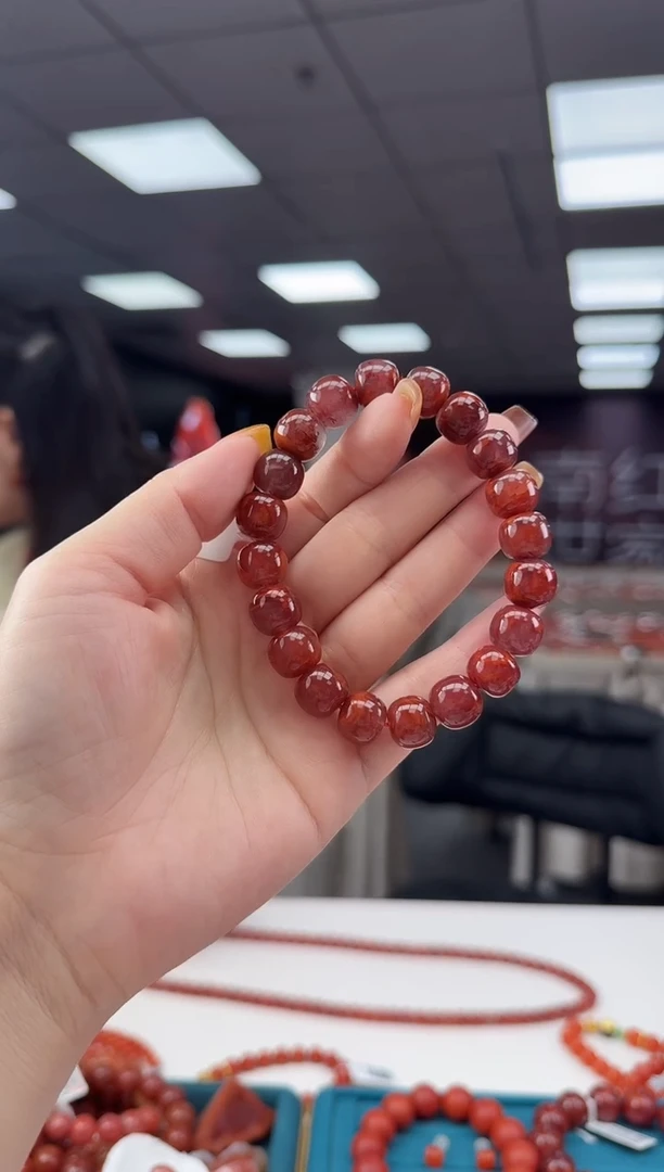 未镶嵌珠串南红玛瑙多样发其一/11/HS980442