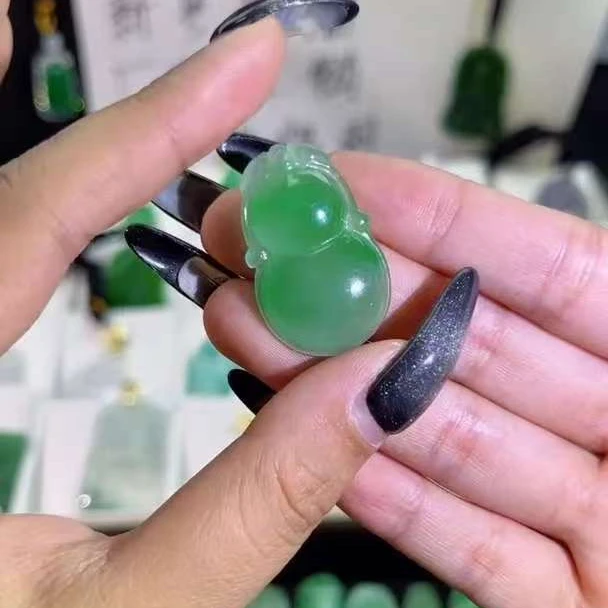 翡翠无镶嵌葫芦绿色