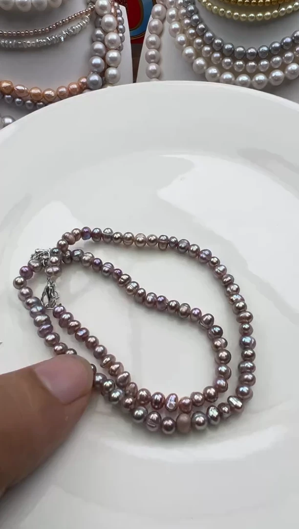 淡水珍珠未镶嵌颈饰1