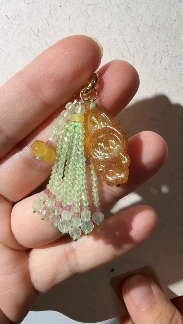 琥珀吊坠(不含链)未镶嵌琥珀吊坠提溜