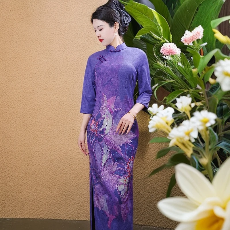 初念海棠  2024新款减龄复古经典气质新中式改良旗袍