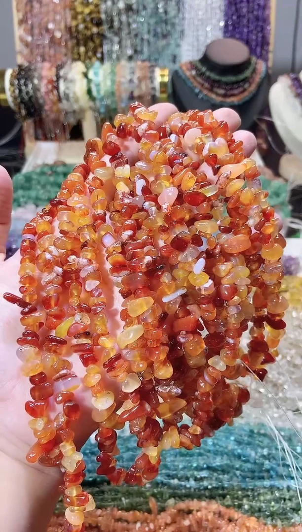 未镶嵌珠宝半成品水晶红玛