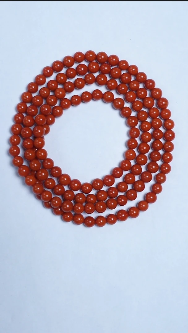 未镶嵌手链南红玛瑙南红圆珠多圈5mm