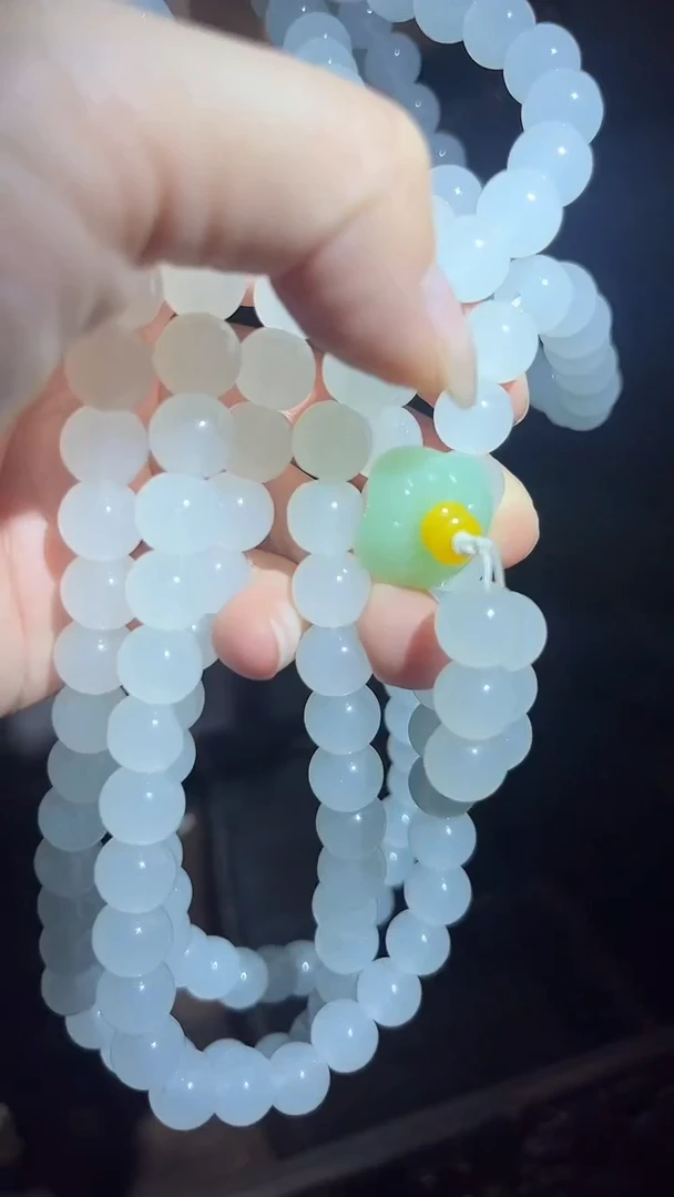 和田玉未镶嵌颈饰和田玉长串.1条