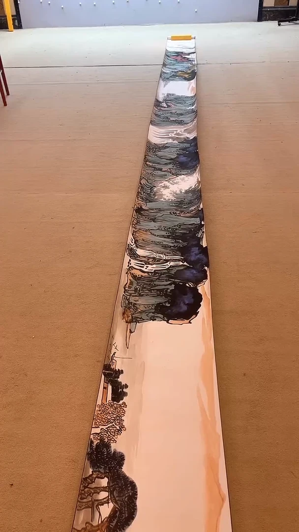 【闪购商品】国画张金专 泼彩十米长卷