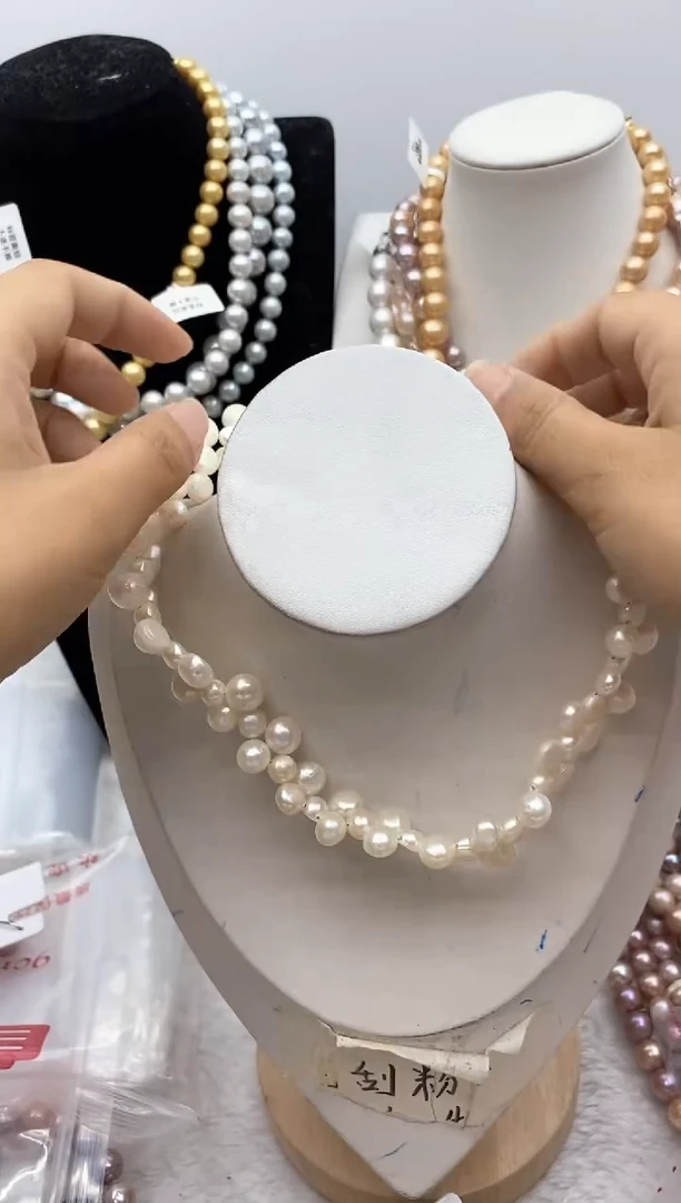 淡水珍珠钛钢颈饰213