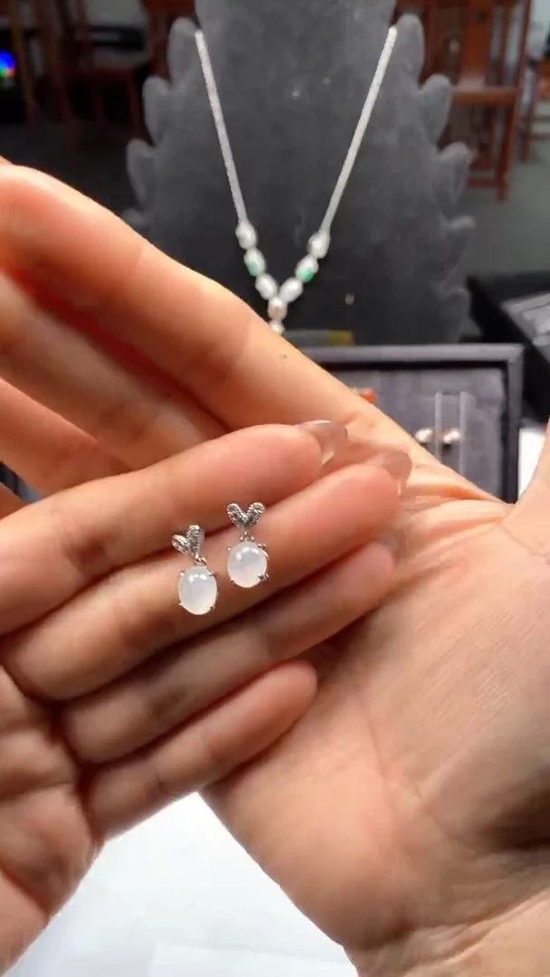 合金翡翠耳饰37