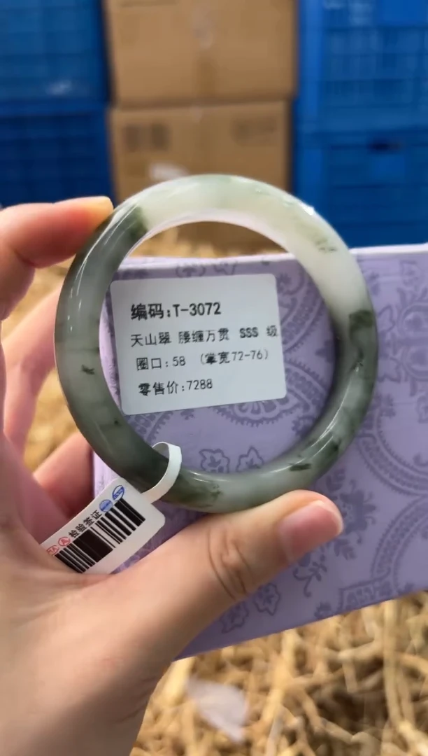 未镶嵌手镯石英质玉T-3072