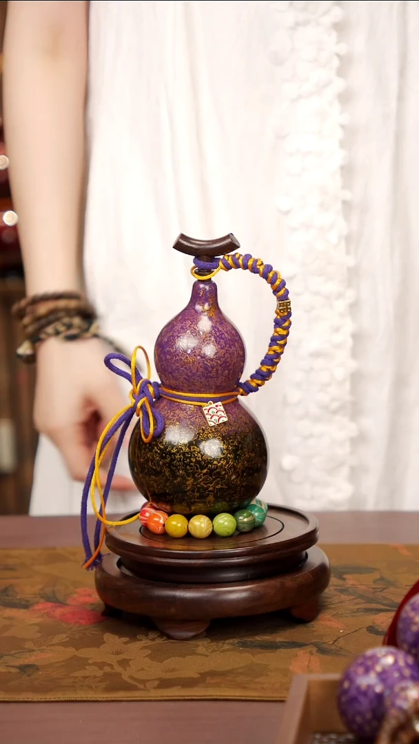 256易林高端工艺大漆酒葫芦--248