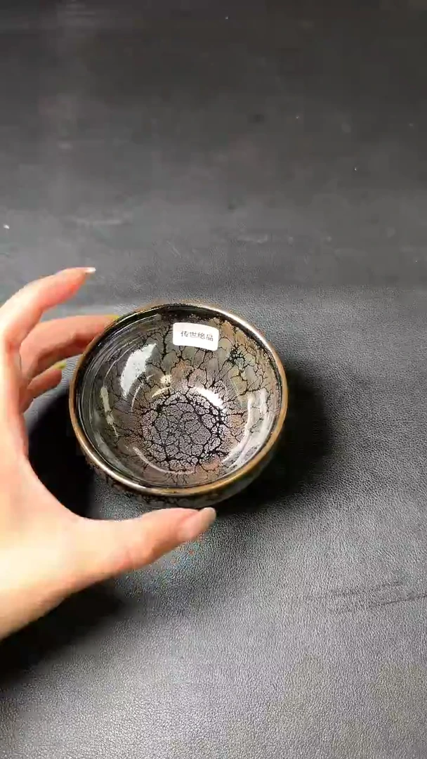 茶盏阙梅娇代表作水墨牡丹花54